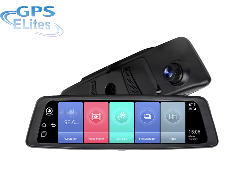4G ADAS Dual-Lens Rearview Mirror DVR Android 8.1, GPS Navigation, Full HD Dash Cam ET-DC203